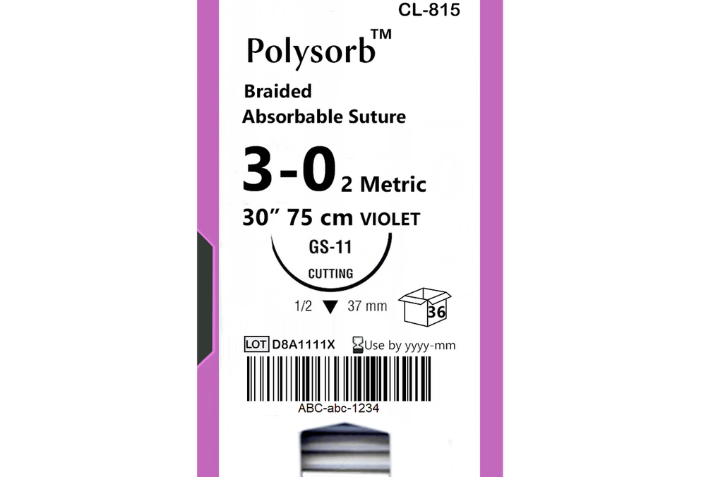 Шовный материал Covidien (Polysorb) CL-815 купить в Москве – интернет-магазин Medichome.ru