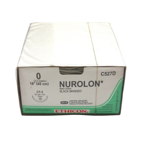 Синтетический нерассасывающийся шовный материал Ethicon Nurolon