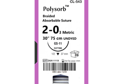 Шовный материал Covidien (Polysorb) CL-543