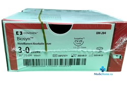 Шовный материал Covidien (biosyn) UM-204 купить в Москве – интернет-магазин Medichome.ru