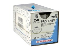 Шовный материал Ethicon Prolene (пролен) 2-0 75см w295